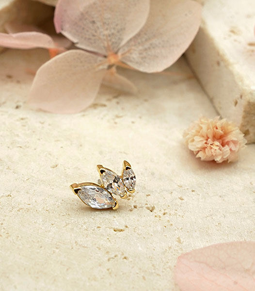 Joyería de piercing de oro sólido 14k y titanio en Barcelona - Circa Piercing