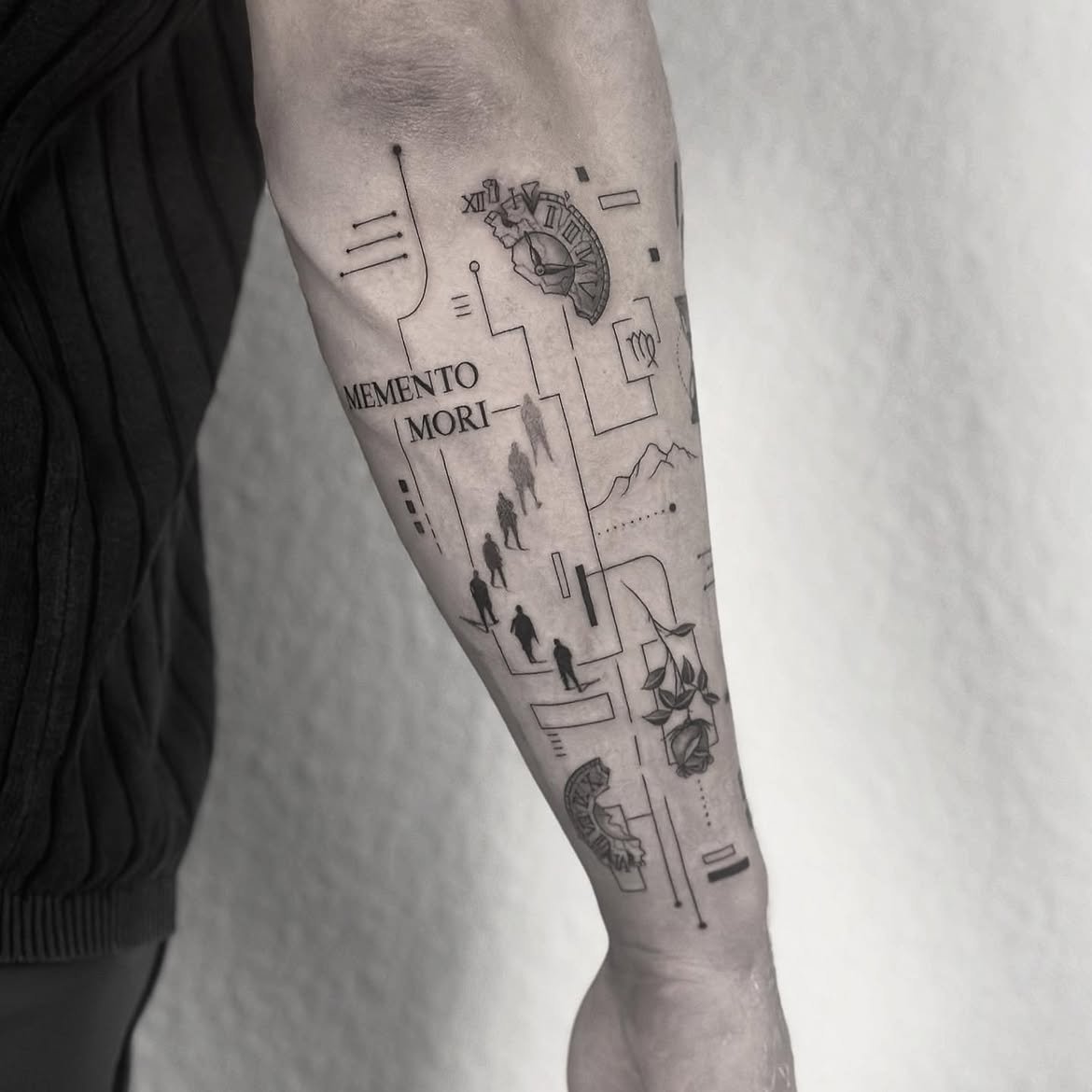 Tatuaje fine line en Barcelona - Circa Tattoo BCN