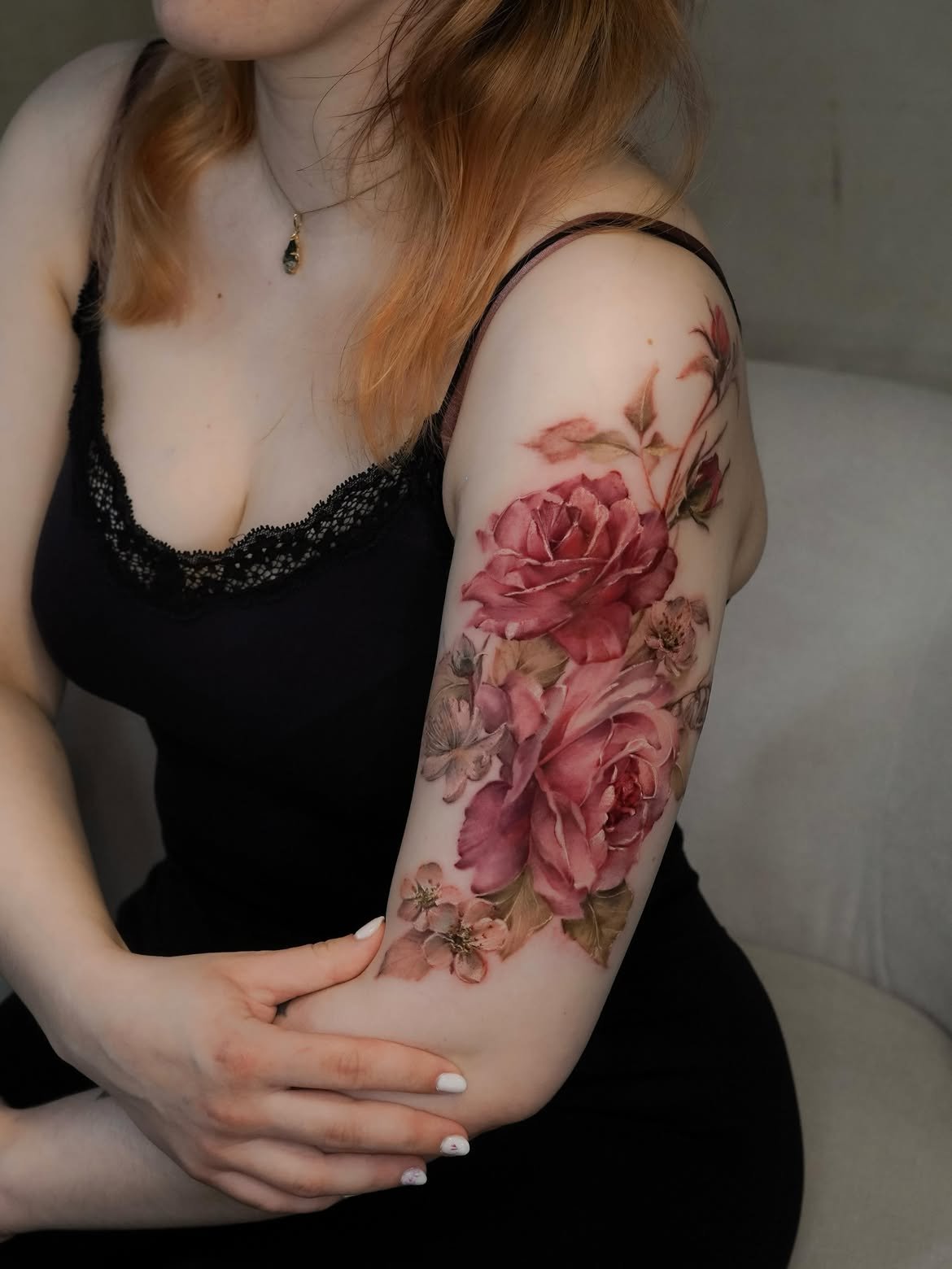 Tatuaje floral en Barcelona - Circa Tattoo BCN