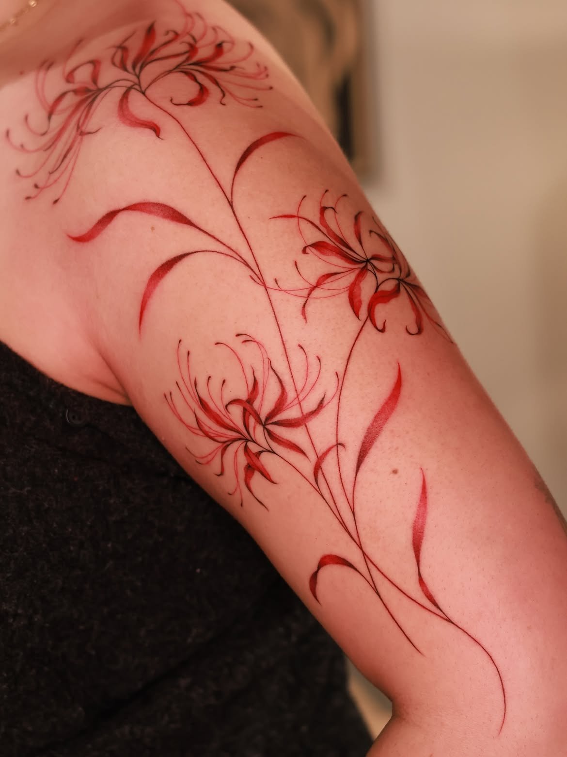 Tatuaje floral en Barcelona - Circa Tattoo BCN